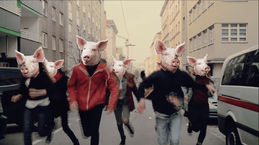 Zombie-Pigs in Vienna